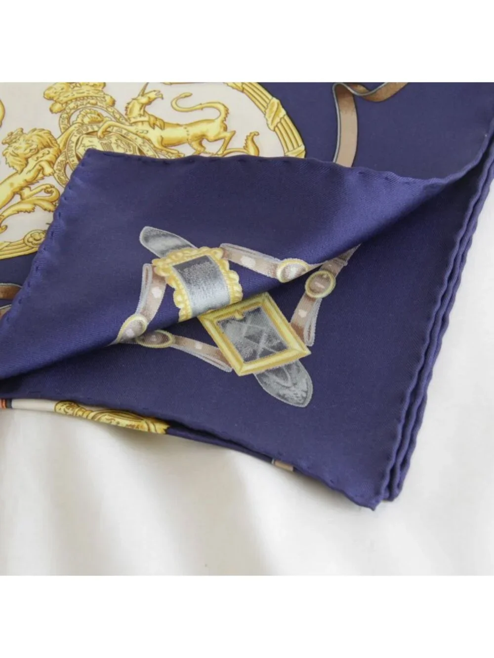 Hermes Carre 90 Royal Minor Scarf Silk